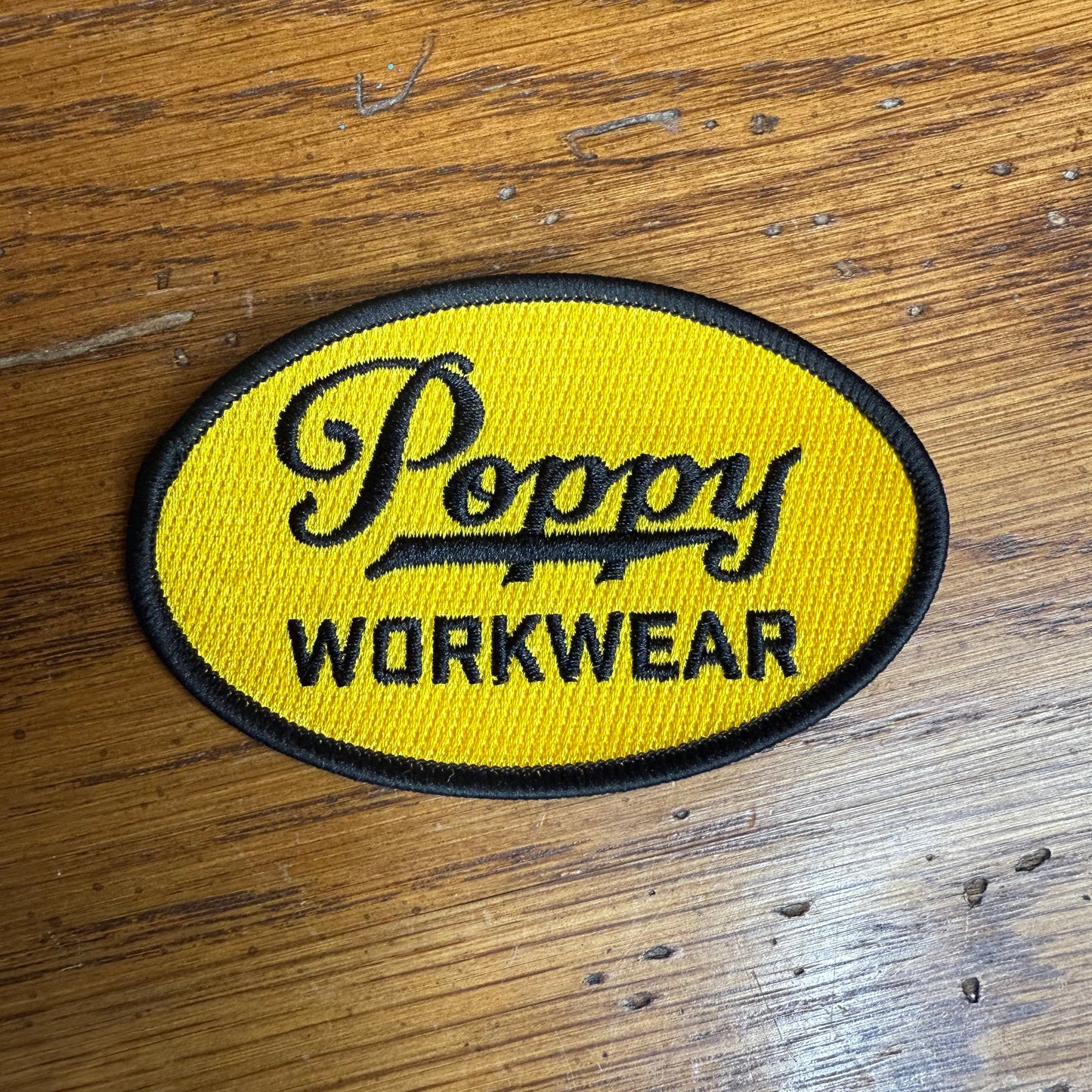 POPPY Embroidered Patch